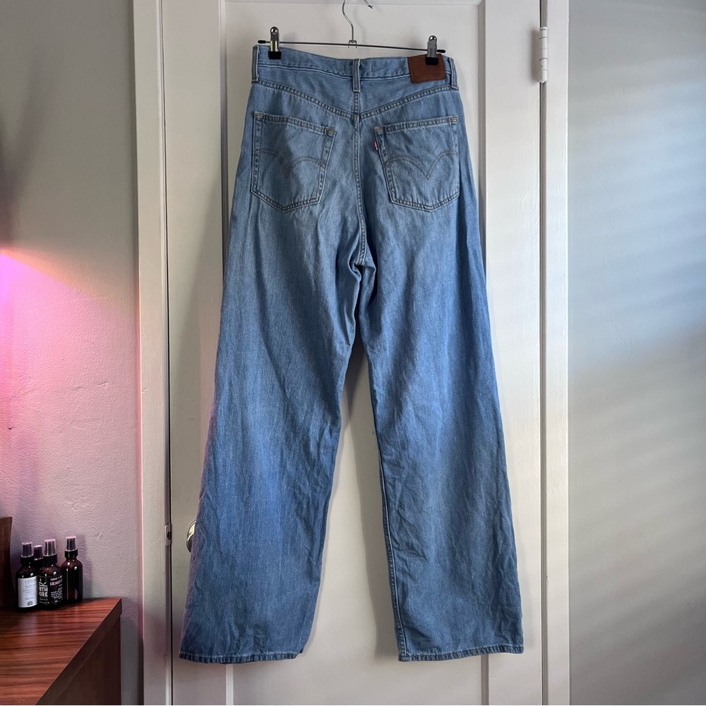 Levi's Premium High Loose Wide Leg hemp blend Sz 29 - Picture 2 of 8